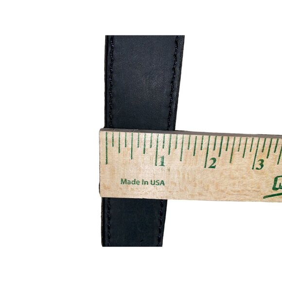 Duluth Trading Ranger Belt Mens 50 Used Black Leather - Picture 6 of 16